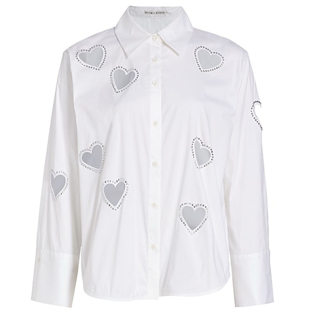 Alice + Olivia Cream Blouse